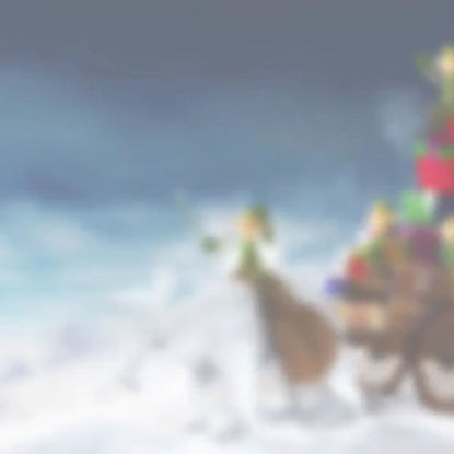 Christmas theme subtitles animation