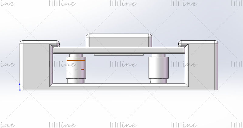 Desktop computer cable organizer industrial design 3d model