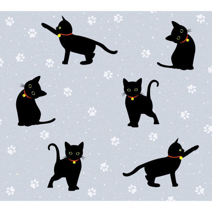 Black cat pattern