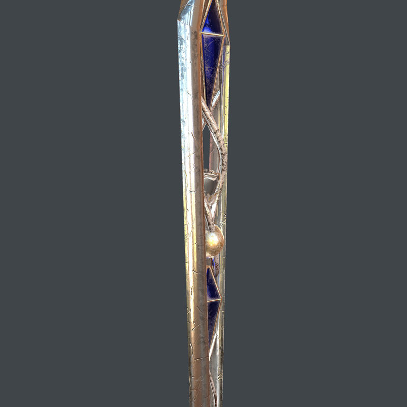 Fantasy sword 21 3d model