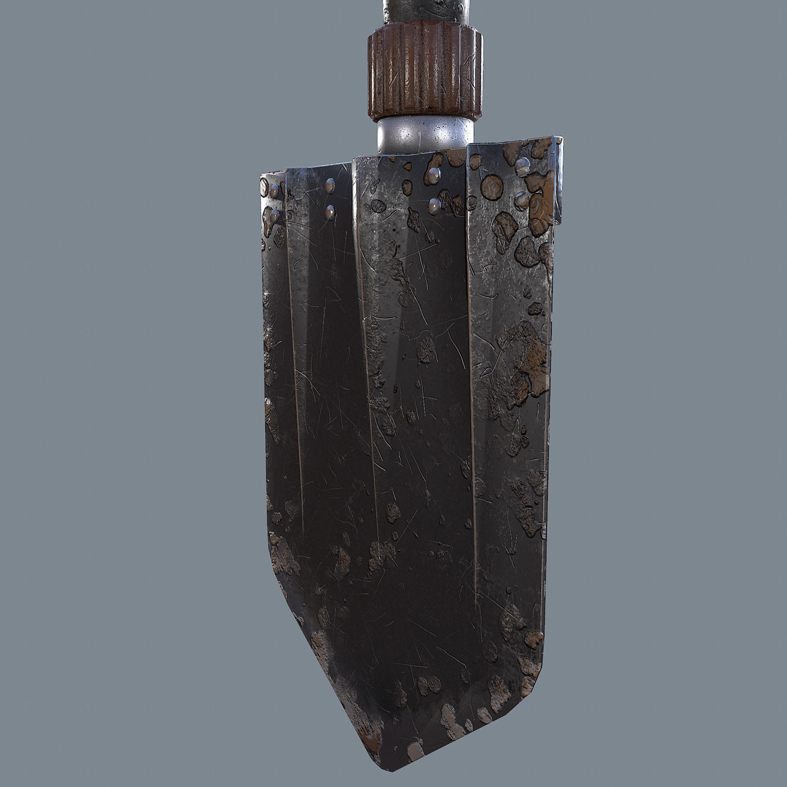 German sapper shovel WW2 3d model. llllline