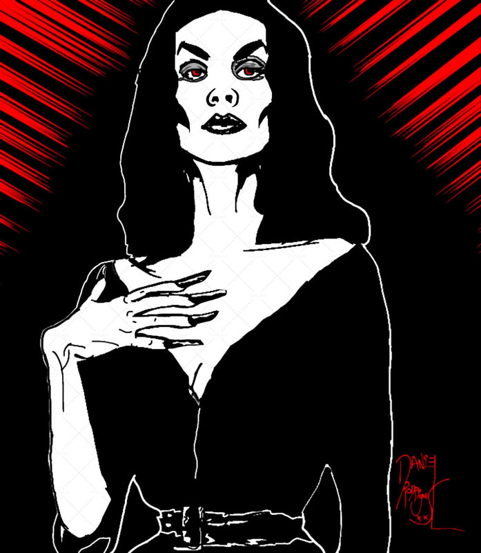 Vampira illustration