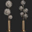 floor lamp set 3d model