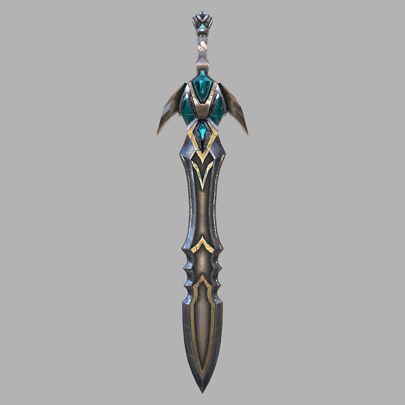 Fantasy sword 23 3d model