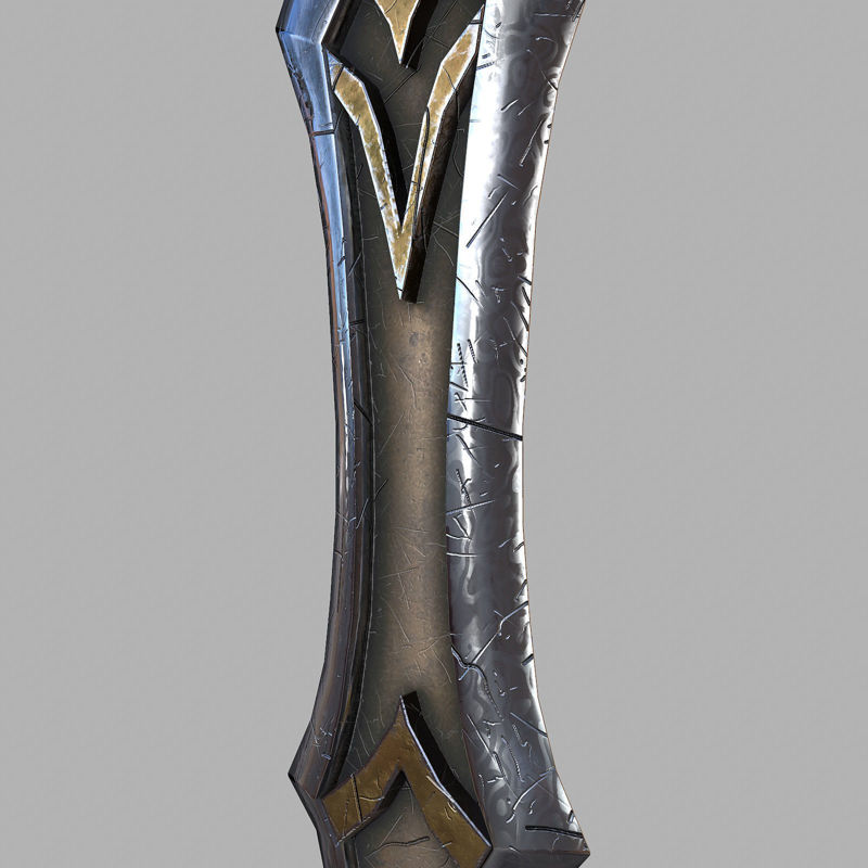Fantasy sword 23 3d model