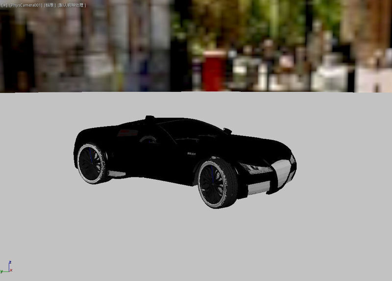 Sports car 3D model