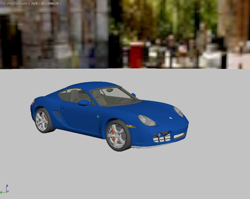 Porsche sports car 3D model