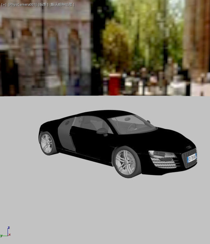Audi sports car 3d model