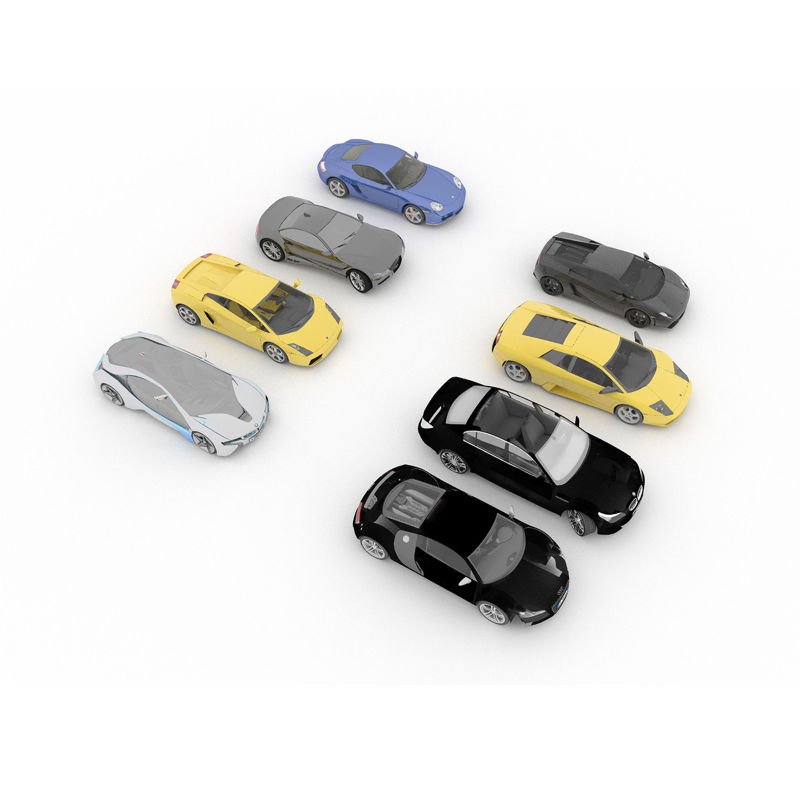 Eight sports car 3d models