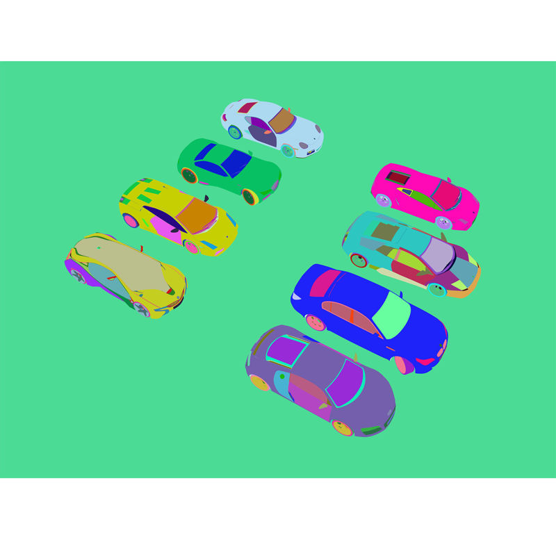 Eight sports car 3d models