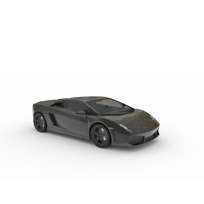 Lamborghini sports car 3D model 02