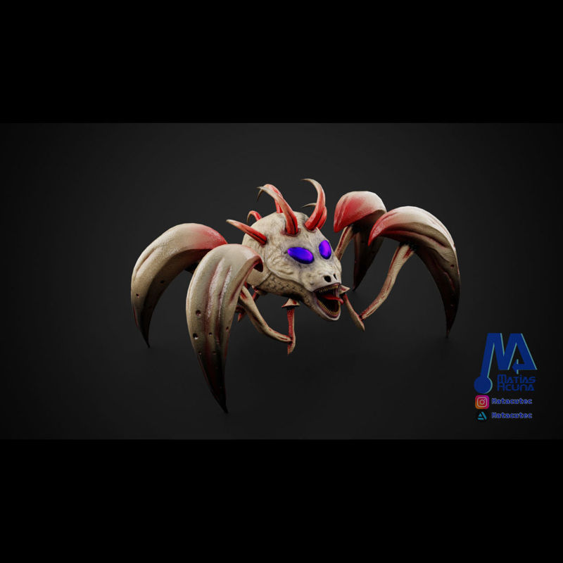 Criatura aracnida monstruo modelo 3d