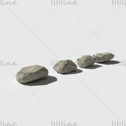 Rocks 3D Model Pack
