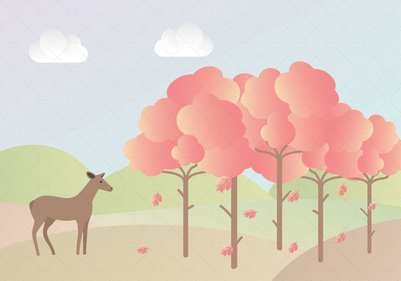 autumn background illustration