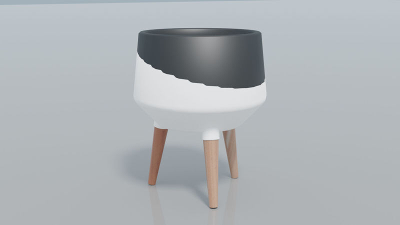 Tripod vase 3D model