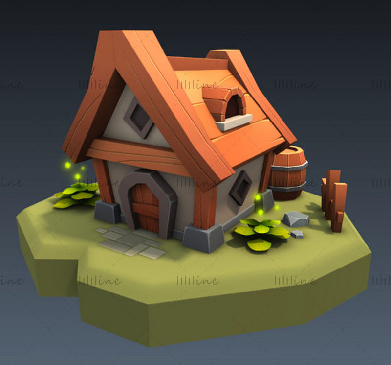 Pieci's house 3d model