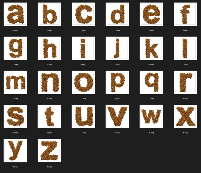 Bullet alphabets letters transparent background png lower case