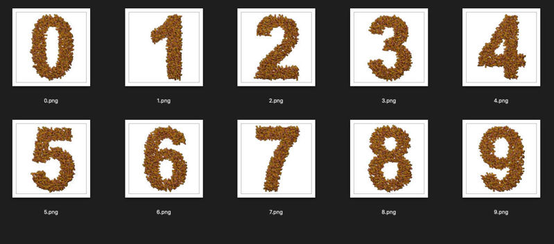 Bullet alphabets letters transparent background png number