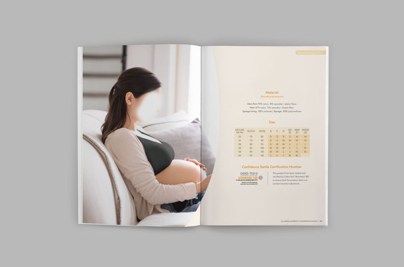 All-series Maternity Underwear Manual Brochure