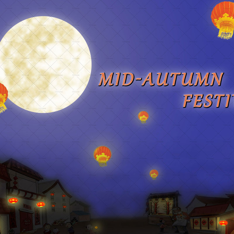 Celebrate Mid-Autumn Festival poster