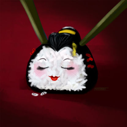 Geisha memories illustration