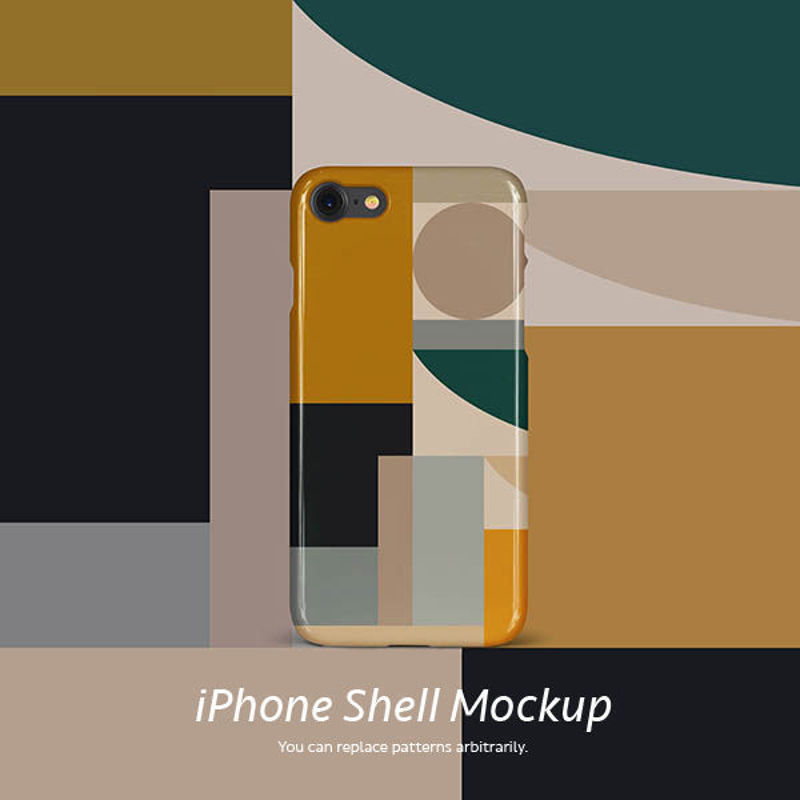 iPhone shell mockup