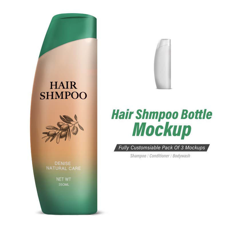 Hair Shmpoo bottle mockup