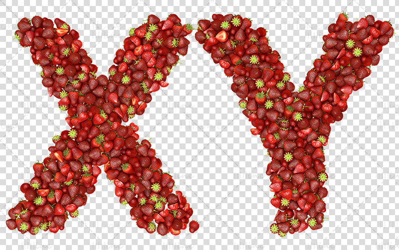 Velké abecedy plněné ovocným jahodovým png