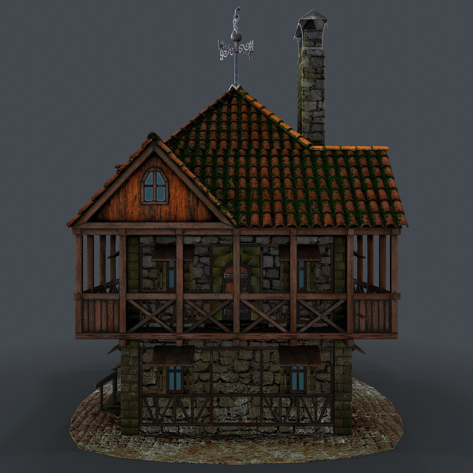 Medieval house 3d model