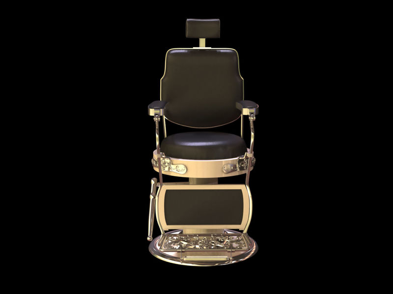 Barber Chair 3d model 