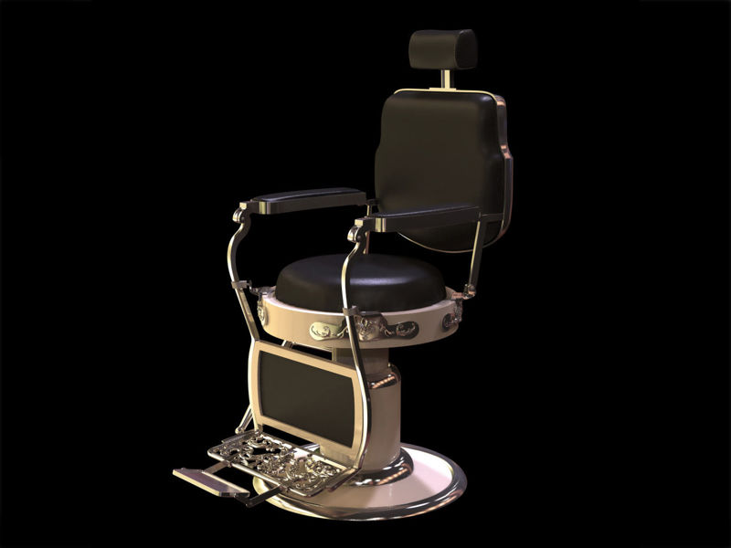 Barber Chair 3d model 