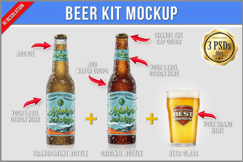 Beer Kit Mockup