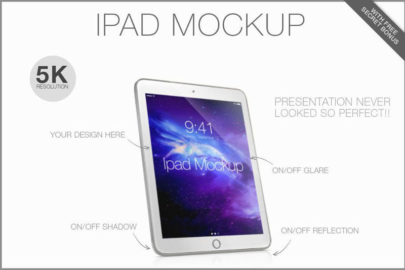 iPad tablet Mockup