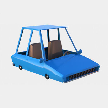 Cartoon Car 3d model