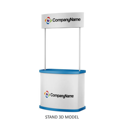 Stand exhibition 3D model