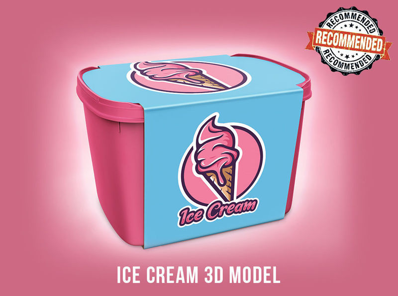 Ice cream 3D model