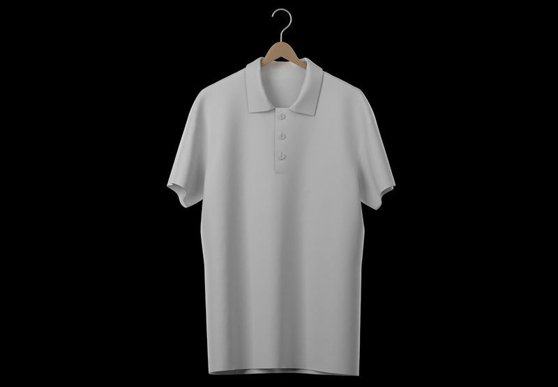 Shirt on hanger 3D model