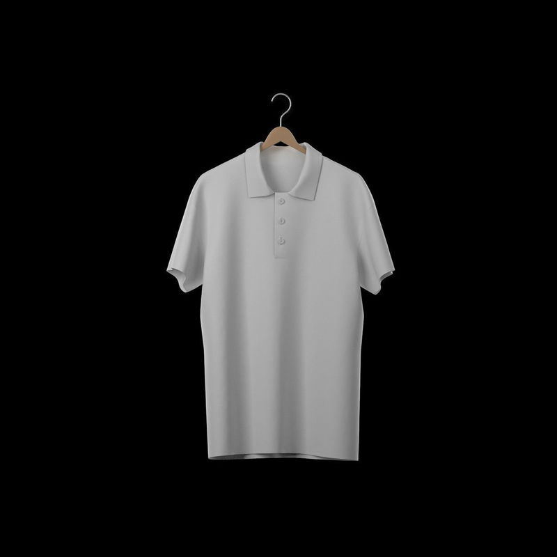 Shirt on hanger 3D model