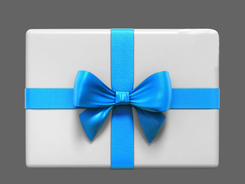 Gift box ribbon 3D Model