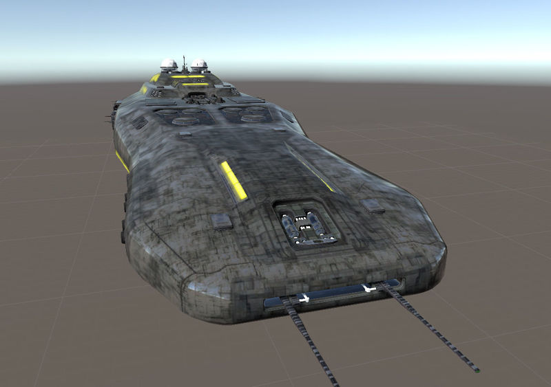 Spaceship Carrier 3d model