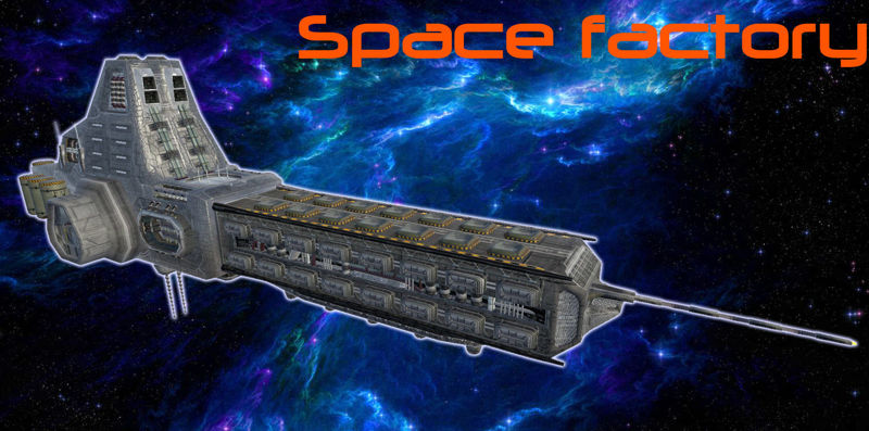 Space Factory 3d model