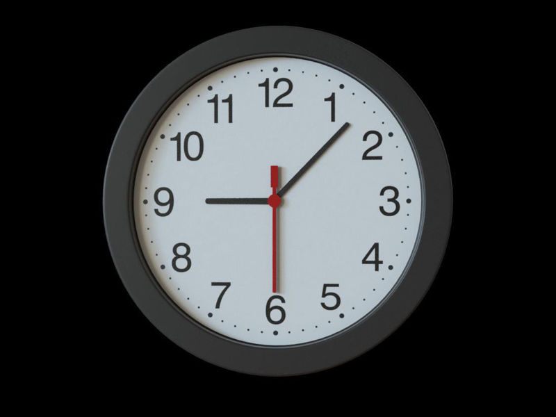 wall clock 3D model