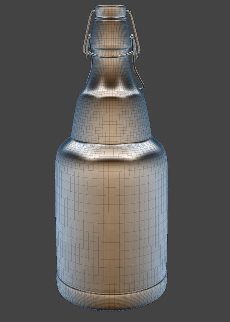 Beer growler 3D model