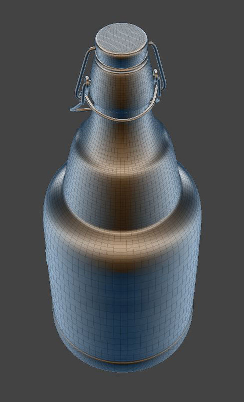 Beer growler 3D model