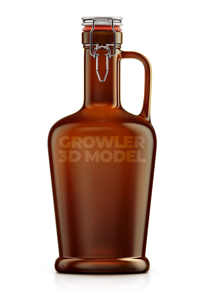 5 Liters Growler 3d model