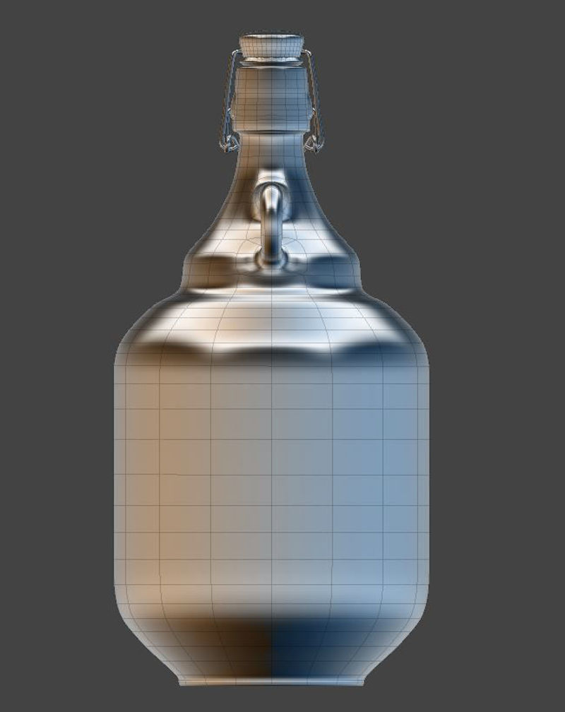 3-liter Growler Beer 3d model