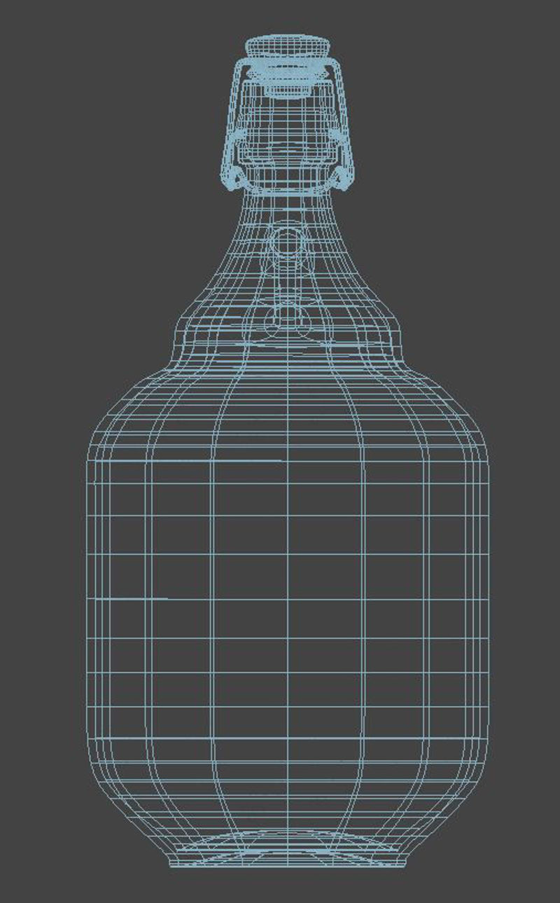 3-liter Growler Beer 3d model