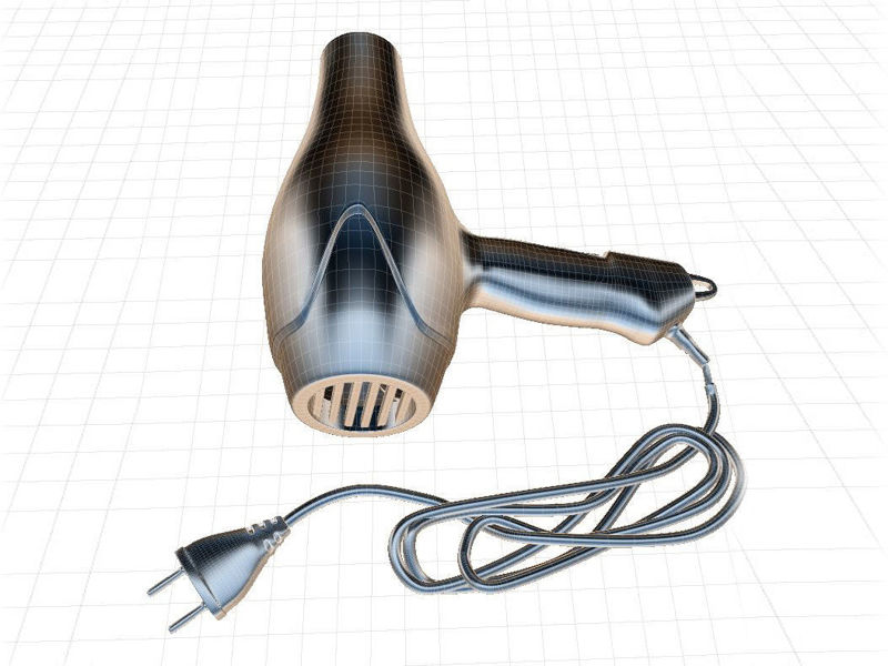 Hairdryer 3d model