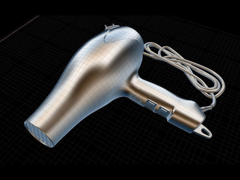 Hairdryer 3d model