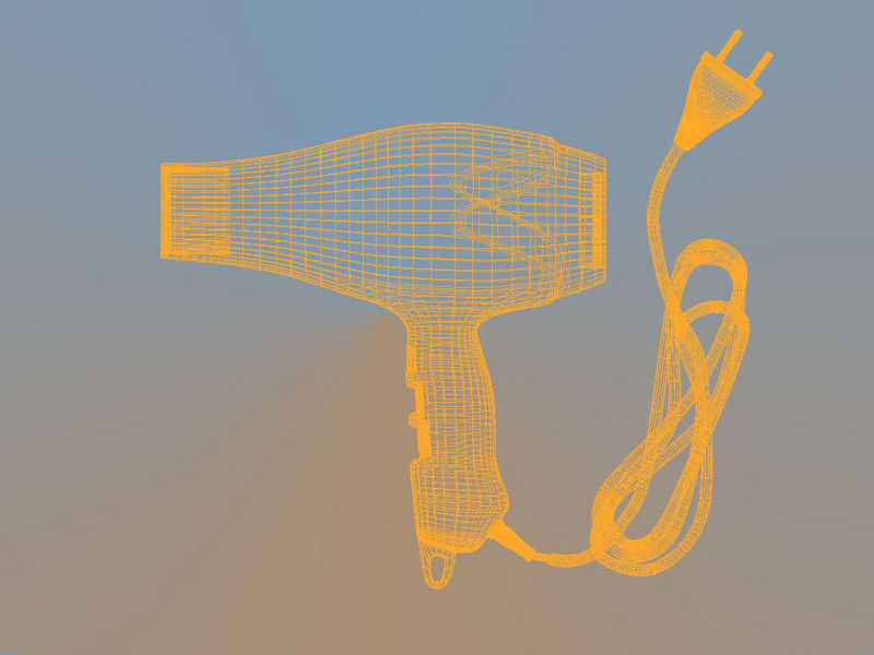 Hairdryer 3d model